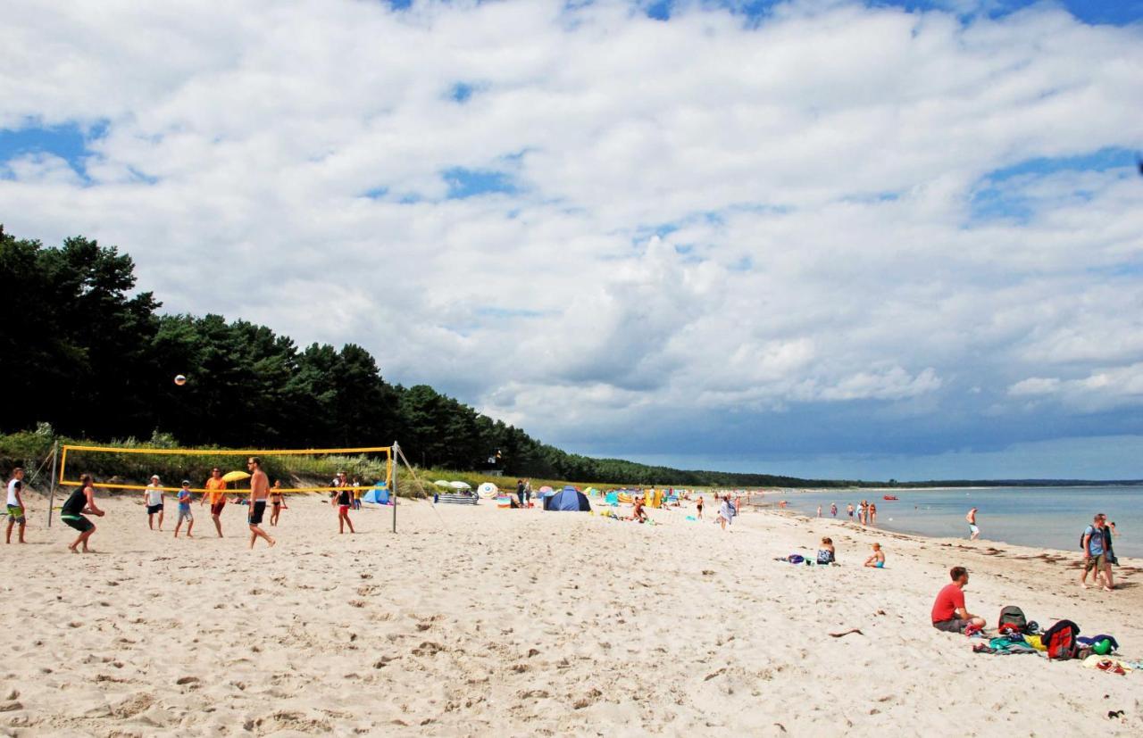 Ferienhaus Zum Boddenstrand Mit Ka Groß Zicker 外观 照片